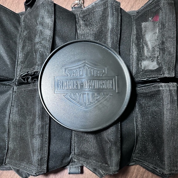 Harley-Davidson Canvas Motorcycle Roll Tool Kit Organizer Bag Ready for Sturgis! - Picture 13 of 13